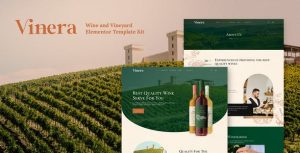 Vinera – Wine & Vineyard是一个主题的WordPress模板。官方正版 + 可商用。可快速创建B2B网站、B2C商城、展示型网站、询盘型网站、营销型网站；适用于中文网站、英文网站、多语言网站。国内企业、外贸公司均可选择。