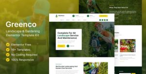 Greenco – Landscaping & Gardening是一个主题的WordPress模板。官方正版 + 可商用。可快速创建B2B网站、B2C商城、展示型网站、询盘型网站、营销型网站；适用于中文网站、英文网站、多语言网站。国内企业、外贸公司均可选择。