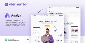 Analyx – Social Media Analytics & SaaS Company是一个主题的WordPress模板。官方正版 + 可商用。可快速创建B2B网站、B2C商城、展示型网站、询盘型网站、营销型网站；适用于中文网站、英文网站、多语言网站。国内企业、外贸公司均可选择。