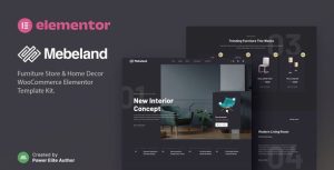 Mebeland – Furniture Store是一个主题的WordPress模板。官方正版 + 可商用。可快速创建B2B网站、B2C商城、展示型网站、询盘型网站、营销型网站；适用于中文网站、英文网站、多语言网站。国内企业、外贸公司均可选择。