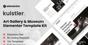 Kulstler - Art Gallery & Museum是一个主题的WordPress模板。官方正版 + 可商用。可快速创建B2B网站、B2C商城、展示型网站、询盘型网站、营销型网站；适用于中文网站、英文网站、多语言网站。国内企业、外贸公司均可选择。