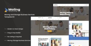 Moling - Moving and Storage Business Services是一个主题的WordPress模板。官方正版 + 可商用。可快速创建B2B网站、B2C商城、展示型网站、询盘型网站、营销型网站；适用于中文网站、英文网站、多语言网站。国内企业、外贸公司均可选择。