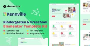 Kennvilla - Kindergarten & Child Care是一个主题的WordPress模板。官方正版 + 可商用。可快速创建B2B网站、B2C商城、展示型网站、询盘型网站、营销型网站；适用于中文网站、英文网站、多语言网站。国内企业、外贸公司均可选择。