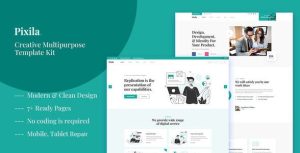 Pixila - Creative Multipurpose是一个主题的WordPress模板。官方正版 + 可商用。可快速创建B2B网站、B2C商城、展示型网站、询盘型网站、营销型网站；适用于中文网站、英文网站、多语言网站。国内企业、外贸公司均可选择。