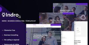 Indro - Business Consulting是一个主题的WordPress模板。官方正版 + 可商用。可快速创建B2B网站、B2C商城、展示型网站、询盘型网站、营销型网站；适用于中文网站、英文网站、多语言网站。国内企业、外贸公司均可选择。