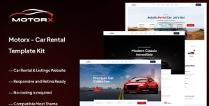 Motorx - Car Rental是一个主题的WordPress模板。官方正版 + 可商用。可快速创建B2B网站、B2C商城、展示型网站、询盘型网站、营销型网站；适用于中文网站、英文网站、多语言网站。国内企业、外贸公司均可选择。