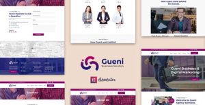 Gueni - Business Solution是一个主题的WordPress模板。官方正版 + 可商用。可快速创建B2B网站、B2C商城、展示型网站、询盘型网站、营销型网站；适用于中文网站、英文网站、多语言网站。国内企业、外贸公司均可选择。
