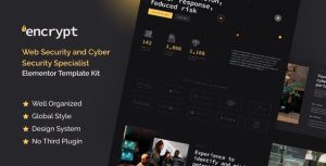 Encrypt - Cyber Security Specialist是一个主题的WordPress模板。官方正版 + 可商用。可快速创建B2B网站、B2C商城、展示型网站、询盘型网站、营销型网站；适用于中文网站、英文网站、多语言网站。国内企业、外贸公司均可选择。