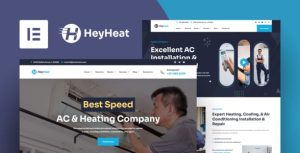 HeyHeat - Air Conditioning Services是一个主题的WordPress模板。官方正版 + 可商用。可快速创建B2B网站、B2C商城、展示型网站、询盘型网站、营销型网站；适用于中文网站、英文网站、多语言网站。国内企业、外贸公司均可选择。