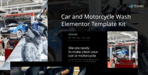 Esreb - Car & Motorcycle Wash是一个主题的WordPress模板。官方正版 + 可商用。可快速创建B2B网站、B2C商城、展示型网站、询盘型网站、营销型网站；适用于中文网站、英文网站、多语言网站。国内企业、外贸公司均可选择。