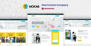 Mokab - Pest Control Services是一个主题的WordPress模板。官方正版 + 可商用。可快速创建B2B网站、B2C商城、展示型网站、询盘型网站、营销型网站；适用于中文网站、英文网站、多语言网站。国内企业、外贸公司均可选择。