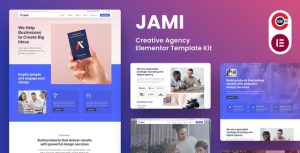 Jami - Creative Agency是一个主题的WordPress模板。官方正版 + 可商用。可快速创建B2B网站、B2C商城、展示型网站、询盘型网站、营销型网站；适用于中文网站、英文网站、多语言网站。国内企业、外贸公司均可选择。