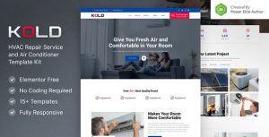 Kold – Air Conditioner & HVAC Repair Service是一个主题的WordPress模板。官方正版 + 可商用。可快速创建B2B网站、B2C商城、展示型网站、询盘型网站、营销型网站；适用于中文网站、英文网站、多语言网站。国内企业、外贸公司均可选择。