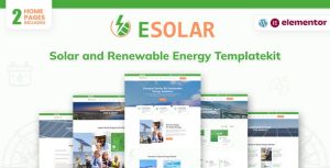 ESolar - Wind & Solar Power Services是一个主题的WordPress模板。官方正版 + 可商用。可快速创建B2B网站、B2C商城、展示型网站、询盘型网站、营销型网站；适用于中文网站、英文网站、多语言网站。国内企业、外贸公司均可选择。