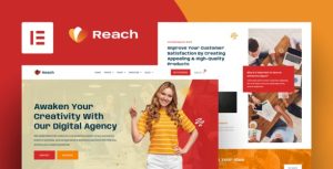 Reach - Digital Agency & Creative是一个主题的WordPress模板。官方正版 + 可商用。可快速创建B2B网站、B2C商城、展示型网站、询盘型网站、营销型网站；适用于中文网站、英文网站、多语言网站。国内企业、外贸公司均可选择。