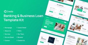 Credia | Banking & Business Loan是一个主题的WordPress模板。官方正版 + 可商用。可快速创建B2B网站、B2C商城、展示型网站、询盘型网站、营销型网站；适用于中文网站、英文网站、多语言网站。国内企业、外贸公司均可选择。