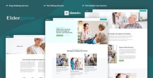 Eldergarten - Elder Care & Senior Home是一个主题的WordPress模板。官方正版 + 可商用。可快速创建B2B网站、B2C商城、展示型网站、询盘型网站、营销型网站；适用于中文网站、英文网站、多语言网站。国内企业、外贸公司均可选择。