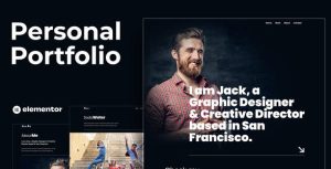 Jack.Dir - Personal Design Portfolio是一个主题的WordPress模板。官方正版 + 可商用。可快速创建B2B网站、B2C商城、展示型网站、询盘型网站、营销型网站；适用于中文网站、英文网站、多语言网站。国内企业、外贸公司均可选择。