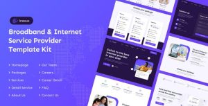 Inexus | Broadband & Internet Service Provider是一个主题的WordPress模板。官方正版 + 可商用。可快速创建B2B网站、B2C商城、展示型网站、询盘型网站、营销型网站；适用于中文网站、英文网站、多语言网站。国内企业、外贸公司均可选择。