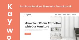 Kaywo - Furniture Services是一个主题的WordPress模板。官方正版 + 可商用。可快速创建B2B网站、B2C商城、展示型网站、询盘型网站、营销型网站；适用于中文网站、英文网站、多语言网站。国内企业、外贸公司均可选择。