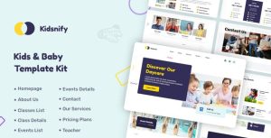 Kidsnify - Kindergarten & Preschool是一个主题的WordPress模板。官方正版 + 可商用。可快速创建B2B网站、B2C商城、展示型网站、询盘型网站、营销型网站；适用于中文网站、英文网站、多语言网站。国内企业、外贸公司均可选择。