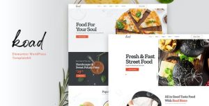 Koad - Restaurant & Bistro是一个主题的WordPress模板。官方正版 + 可商用。可快速创建B2B网站、B2C商城、展示型网站、询盘型网站、营销型网站；适用于中文网站、英文网站、多语言网站。国内企业、外贸公司均可选择。