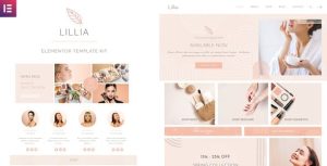 Lillia - Beauty & Skincare是一个主题的WordPress模板。官方正版 + 可商用。可快速创建B2B网站、B2C商城、展示型网站、询盘型网站、营销型网站；适用于中文网站、英文网站、多语言网站。国内企业、外贸公司均可选择。