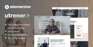 Utrener - Business Coach是一个主题的WordPress模板。官方正版 + 可商用。可快速创建B2B网站、B2C商城、展示型网站、询盘型网站、营销型网站；适用于中文网站、英文网站、多语言网站。国内企业、外贸公司均可选择。