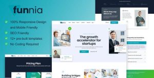 Funnia - Digital Agency是一个主题的WordPress模板。官方正版 + 可商用。可快速创建B2B网站、B2C商城、展示型网站、询盘型网站、营销型网站；适用于中文网站、英文网站、多语言网站。国内企业、外贸公司均可选择。