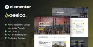 Oeelco - Oil Company & Industrial是一个主题的WordPress模板。官方正版 + 可商用。可快速创建B2B网站、B2C商城、展示型网站、询盘型网站、营销型网站；适用于中文网站、英文网站、多语言网站。国内企业、外贸公司均可选择。