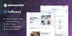 Influozy - Influencer Marketing Agency是一个主题的WordPress模板。官方正版 + 可商用。可快速创建B2B网站、B2C商城、展示型网站、询盘型网站、营销型网站；适用于中文网站、英文网站、多语言网站。国内企业、外贸公司均可选择。