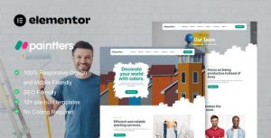 Paintters - Painting Service是一个主题的WordPress模板。官方正版 + 可商用。可快速创建B2B网站、B2C商城、展示型网站、询盘型网站、营销型网站；适用于中文网站、英文网站、多语言网站。国内企业、外贸公司均可选择。