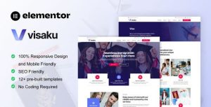 Visaku - Immigration & Visa Consulting是一个主题的WordPress模板。官方正版 + 可商用。可快速创建B2B网站、B2C商城、展示型网站、询盘型网站、营销型网站；适用于中文网站、英文网站、多语言网站。国内企业、外贸公司均可选择。