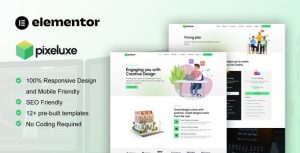Pixeluxe - 3D Design Studio是一个主题的WordPress模板。官方正版 + 可商用。可快速创建B2B网站、B2C商城、展示型网站、询盘型网站、营销型网站；适用于中文网站、英文网站、多语言网站。国内企业、外贸公司均可选择。