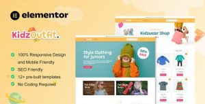 KidzOutfit - WooCommerce Kids Fashion Shop是一个主题的WordPress模板。官方正版 + 可商用。可快速创建B2B网站、B2C商城、展示型网站、询盘型网站、营销型网站；适用于中文网站、英文网站、多语言网站。国内企业、外贸公司均可选择。
