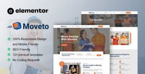 Moveto - Moving Company是一个主题的WordPress模板。官方正版 + 可商用。可快速创建B2B网站、B2C商城、展示型网站、询盘型网站、营销型网站；适用于中文网站、英文网站、多语言网站。国内企业、外贸公司均可选择。