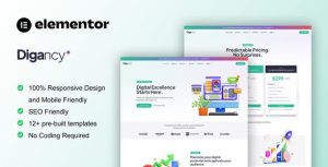 Digancy -  Digital Agency是一个主题的WordPress模板。官方正版 + 可商用。可快速创建B2B网站、B2C商城、展示型网站、询盘型网站、营销型网站；适用于中文网站、英文网站、多语言网站。国内企业、外贸公司均可选择。