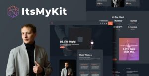 ItsMyKit - Dark Creative Portfolio是一个主题的WordPress模板。官方正版 + 可商用。可快速创建B2B网站、B2C商城、展示型网站、询盘型网站、营销型网站；适用于中文网站、英文网站、多语言网站。国内企业、外贸公司均可选择。