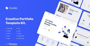 Ovolio - Creative Agency是一个主题的WordPress模板。官方正版 + 可商用。可快速创建B2B网站、B2C商城、展示型网站、询盘型网站、营销型网站；适用于中文网站、英文网站、多语言网站。国内企业、外贸公司均可选择。