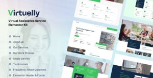 Virtuelly - Virtual Assistant Service是一个主题的WordPress模板。官方正版 + 可商用。可快速创建B2B网站、B2C商城、展示型网站、询盘型网站、营销型网站；适用于中文网站、英文网站、多语言网站。国内企业、外贸公司均可选择。