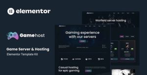 Gamehost - Game Server & Hosting是一个主题的WordPress模板。官方正版 + 可商用。可快速创建B2B网站、B2C商城、展示型网站、询盘型网站、营销型网站；适用于中文网站、英文网站、多语言网站。国内企业、外贸公司均可选择。