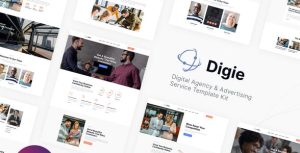 Digie | Digital Agency & Advertising Service是一个主题的WordPress模板。官方正版 + 可商用。可快速创建B2B网站、B2C商城、展示型网站、询盘型网站、营销型网站；适用于中文网站、英文网站、多语言网站。国内企业、外贸公司均可选择。