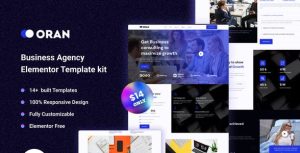 Oran - Business Agency是一个主题的WordPress模板。官方正版 + 可商用。可快速创建B2B网站、B2C商城、展示型网站、询盘型网站、营销型网站；适用于中文网站、英文网站、多语言网站。国内企业、外贸公司均可选择。