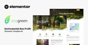 Ecogreen - Environmental Non Profit是一个主题的WordPress模板。官方正版 + 可商用。可快速创建B2B网站、B2C商城、展示型网站、询盘型网站、营销型网站；适用于中文网站、英文网站、多语言网站。国内企业、外贸公司均可选择。