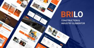 Brilo - Construction & Industry是一个主题的WordPress模板。官方正版 + 可商用。可快速创建B2B网站、B2C商城、展示型网站、询盘型网站、营销型网站；适用于中文网站、英文网站、多语言网站。国内企业、外贸公司均可选择。