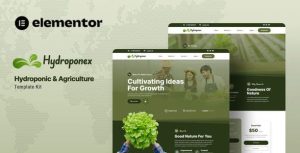Hydroponex - Hydroponic & Agriculture是一个主题的WordPress模板。官方正版 + 可商用。可快速创建B2B网站、B2C商城、展示型网站、询盘型网站、营销型网站；适用于中文网站、英文网站、多语言网站。国内企业、外贸公司均可选择。