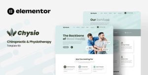 Chysio - Chiropractic & Physiotherapy是一个主题的WordPress模板。官方正版 + 可商用。可快速创建B2B网站、B2C商城、展示型网站、询盘型网站、营销型网站；适用于中文网站、英文网站、多语言网站。国内企业、外贸公司均可选择。