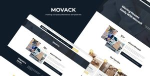 Movack - Moving Company是一个主题的WordPress模板。官方正版 + 可商用。可快速创建B2B网站、B2C商城、展示型网站、询盘型网站、营销型网站；适用于中文网站、英文网站、多语言网站。国内企业、外贸公司均可选择。