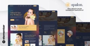 Spalon - Spa & Beauty Salon是一个主题的WordPress模板。官方正版 + 可商用。可快速创建B2B网站、B2C商城、展示型网站、询盘型网站、营销型网站；适用于中文网站、英文网站、多语言网站。国内企业、外贸公司均可选择。